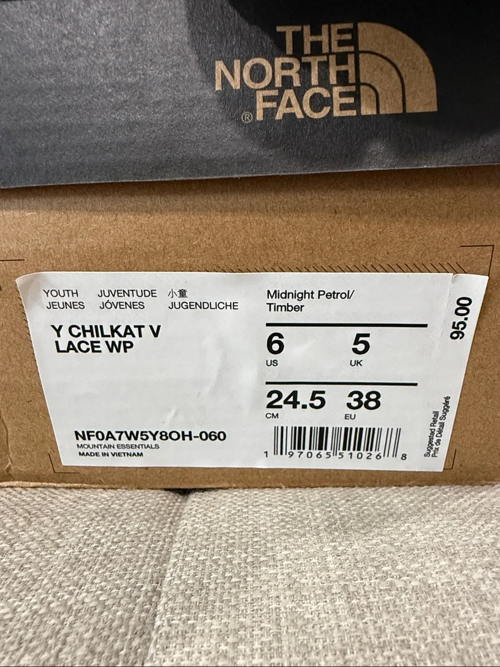 THE NORTH FACE unisex-child Chilkat V Lace Waterproof (Youth) 6